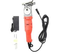 V Shape Carpet Carving Machine, Portable Flat Shearing Machine, Electric Carpet Groove Trimmer with Ergonomic Handle, Power Adapter for Carpet Leather Felt