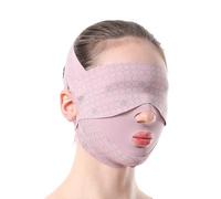 V Shape Chin Strap for Nighttime Wear Produced From Gentle Skin Friendly Textile Double Chin Reducer Strap Sagging for Overnight Use to Transport