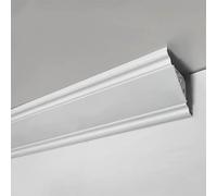 V Shape Crown Molding Lighting Aluminum Profile, Linear Light Baseboard Trim LED Diffuser, Ceiling Wall Corner LED Channel Surface Mounted(White,29m(95.1ft))