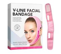 V Shape Face Shaper, Chin Slimming, Facial Lifting Tape, Reusable V Tightening Strap, Skin Firming Contour Band, For Women, Anti-Aging, Jawline Definition, Double Chin Reducer