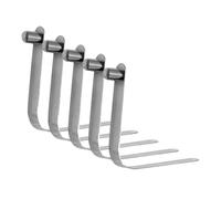 V Shape Spring Clips Set 5PCS - Tent Pole Positioning Clamps | Heavy Duty Outdoor Fastener Clips for Camping Kayak Awning Canopy Boat Tube Secure Fixing Gear Multipurpose Hold Tool