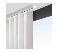 V Shaped Aluminum Curtain Rod for Ceiling Mount Perfect for Room Dividers & Privacy Solutions Ideal for Hotels Hospitals Cinemas 183CM 6FT Modern White Finish