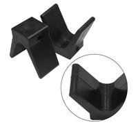 V-Shaped Boat Trailer Bow Stop for Yachts & Kayaks - 2-Inch Wide x 3.8-Inch V-Span Polyurethane Rubber Block, Non-Marking, 12mm Mounting Hole, Colli(1PCS)