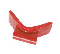V-Shaped Boat Trailer Stop Wear Resistant Lightweight Low Noise(Red)