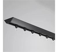 V-Shaped Ceiling Curtain Rail System - Adjustable 6-26 Feet Sliding Door Room Divider Rod for Commercial Use Ideal for Porches and Versatile Spaces