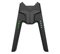 V Shaped Charging Grip Handle High Speed Charging While Playing With LED Light White/Black