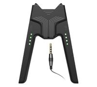 V Shaped Charging Grip Handle High Speed Charging While Playing With LED Light White/Black
