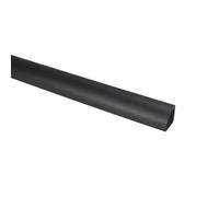 V-Shaped Corner PVC Cable Concealer, Self-Adhesive Wall & Floor Wire Covering Channel, TV Cable Management System, Total Length: 315in (20X L15.75in)(Nero)