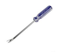 V Shaped Handheld Nail Puller Ergonomic Grip 45 Steel Blue Silver 210mm For Carpentry Automotive Industrial Extraction Tasks V Type Screw Head Precision Removal