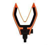 V-Shaped Rod Holder Tip M3/8 Thread Adjustable Head For Euro Style Bank Sea Carp Shore Fishing Support(Orange)