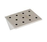 V-Shaped Stainless Steel Smoker Box Wood Chips BBQ With Lid For Flavor Pellets Grill Barbecue Accessories