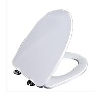 V-Shaped Toilet Seat,Heavy-Duty up to 200kg Capacity,Easy Installation,360° Adjustable Hinge,White