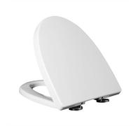 V-Shaped Toilet Seat,Heavy-Duty up to 200kg Capacity,Easy Installation,360° Adjustable Hinge,White