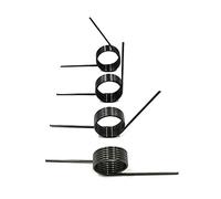 V-Shaped Torsional Spring,10pcs Torsion Spring V-Shaped Spring Small Torsion Spring Wire Diameter 0.3mm / 0.4mm Angle 60 90 120 180 Degrees(0.3x3mm 3 Laps (120 Degrees))