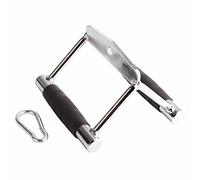 V - Shaped Tricep Press Down Bar, Stainless Steel Cable Rowing Handle with Anti - Slip Rubber Grip for Home Gym Tricep Training and Multi - Function Upper Body Workouts