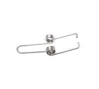 V-spring,Torsion Spring,2Pcs Wire Diameter 1-3mm Spring Steel Double Torsion Spring for Large Garbage Can (Color : Type D, Size : One Size)
