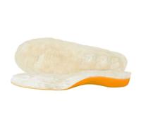V.Step Wool Insoles with Arch Support, Warmth Sheepskin Shoe Inserts, Soft Shearling Replacement for Women Men Boots Yellow XS