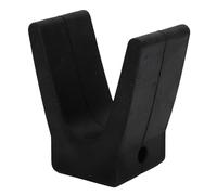 V Style Boat Trailer Bow Stop Black Rubber for Impact Protection on Yachts and Kayaks 1 Piece