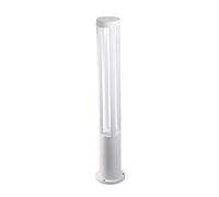 V-TAC 10W Modern Outdoor Bollard Lights - White Aluminium Body - Sensor Compatible - 80CM - 3000K Warm White - IP65 Waterproof - Outdoor Lantern Garden, Landscape, Driveway, Paths & Walkways