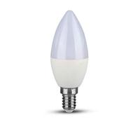 V-Tac 111 E14 Teardrop Led Candle Bulb 7W 600 Lumen Warm White 3000K