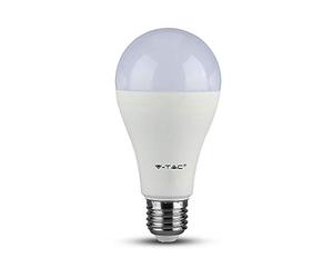 V-TAC 15W A65 LED Plastic Bulb Color:6400K E27 200'D, VT-2015