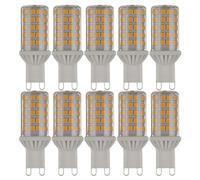 V-TAC-2175D 4.5W G9 Ripple Plastic Spotlight Bulbs | SMD-Samsung Chip | 6500K White | 40W Equivalent Halogen Replacement | Energy Saving LED Bulbs | Dimmable | 450 Lumens | LED Bulbs | Pack of 10