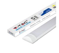 V-TAC 60W 6ft LED Batten Fittings Integrated Tube Lamp 6400K White 1800x74x24mm Wall and Ceiling Lighting 30000h Long Lifespan 7200 lumens