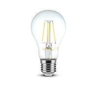 V-TAC 6W (60W) Vintage Style Amber Filament A60 Shape LED Bulb with Samsung LED 2700 E27 ES (Edison Screw)