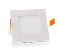 V-Tac 6W Flat Square Led Downlight - Warm White 3000K, 420Lm, Energy Efficient Lighting