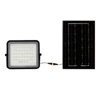V-TAC 7821 VT-40W LED Floodlight Cool White Solar Panel Black