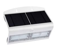 7W LED Solar Wall Light with PIR, 4000K, 850lm, IP65, White - 8278