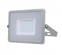 V-TAC LED 30W IP65 Security Floodlight VT-30-G Grey White Cold 6400K
