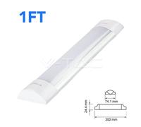 V-Tac LED Batten Tube Light Slim Fitting White 6400K 1ft 2ft 4ft 5ft 6ft VTAC [EEK: A++]