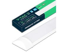 V-TAC LED Linear Strip 60 cm - 20 W - Samsung Chip - High Brightness - Rectangular Ceiling Light 2050 Lumen IP20 for Ceiling, Garage, Shop, LED Tube - Light 6500 K Cool White
