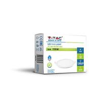 LED Panel Light White Round Ceiling recessed Downlight Light 6W Aluminium V-TAC [EEK: A+++]