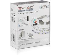 V-TAC LED Strip Light Kit 5m RGB Smart WiFi Alexa Google Home VT-5050