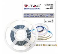 V-TAC LED Strip SMD2835 8W Natural White IP20 24V Roll 5 m, VT-2835-126-IP20
