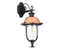 V-TAC LED Wall Lamp Glass Clear Cover Outdoor Lighting Garden Porch Light IP44