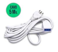 V-TAC Line Extension Cable White Plastic Replacement Cord Inside