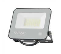 V-Tac Lumi Vt-44033 30W Floodlight Samsung Chip 1M Wire 6500K Black Body Grey