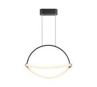 V-TAC Modern LED Ceiling Pendant 12W Warm/Neutral Light Black, VT-10124