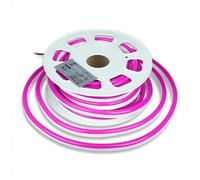 V-Tac Neonp10 Led Neon Rope Light Strip Flexible Pink Ip65 24V (10M/roll) 8W/m