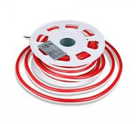 V-Tac Neonr10 Led Neon Rope Light Strip Flexible Red 24V Ip65 8W/m (10M/roll)