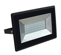 V-TAC Outdoor LED Floodlight, 50 W, IP65 for Outdoor, Black with Glass IP65 4250 LM Natural Light 4000 K
