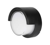 V-TAC Outdoor Round LED Wall Sconce 12W Warm Natural Light, Black VT-827