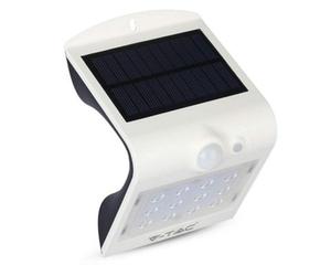 V-Tac Rechargeable Solar Security Wall Lights With Pir Motion Sensor For Outdoor Spaces