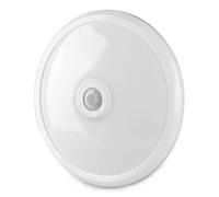 LED Dome Light with PIR Sensor, 6500K, 900lm, IP20, White - 21809