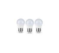 V-Tac Samsung 5.5W G45 PLASTIC BULBS-SAMSUNG CHIP 6400K E27, Pack of 3