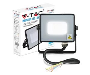 V-TAC Security Light 10W LED Floodlight, 800 Lumen LED Work Light, Waterproof IP65, Warm White 3000K Outdoor Lights for Garden, Patio, Driveway, Backyard, and more