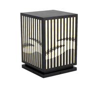 V-TAC Solar Outdoor Decorative LED Light E27 Garden Lamp Post Black IP65